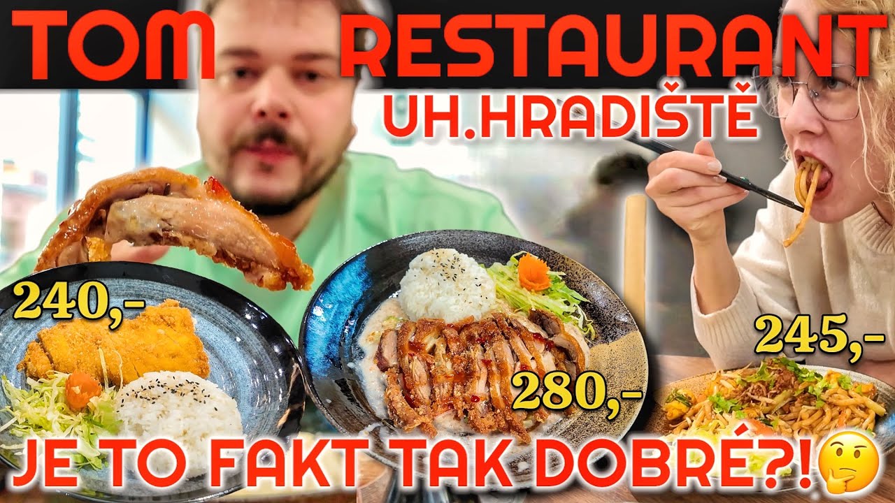 NEJLEPŠÍ RESTAURACE V UHERSKÉM HRADIŠTI?!🤔OCHUTNÁVKA TOM RESTAURANT UHERSKÉ HRADIŠTĚ!🤠KAM NA BRUSLE?