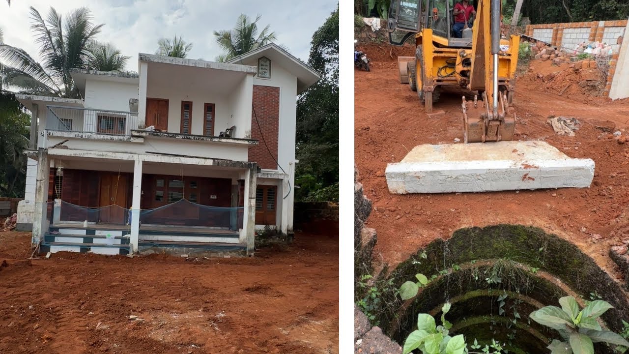 Concrete Slab Instalation/ മുറ്റത്തുള്ള കിണറിന്റെ സ്ലാബ് ഇങ്ങനെ ചെയ്തു!!