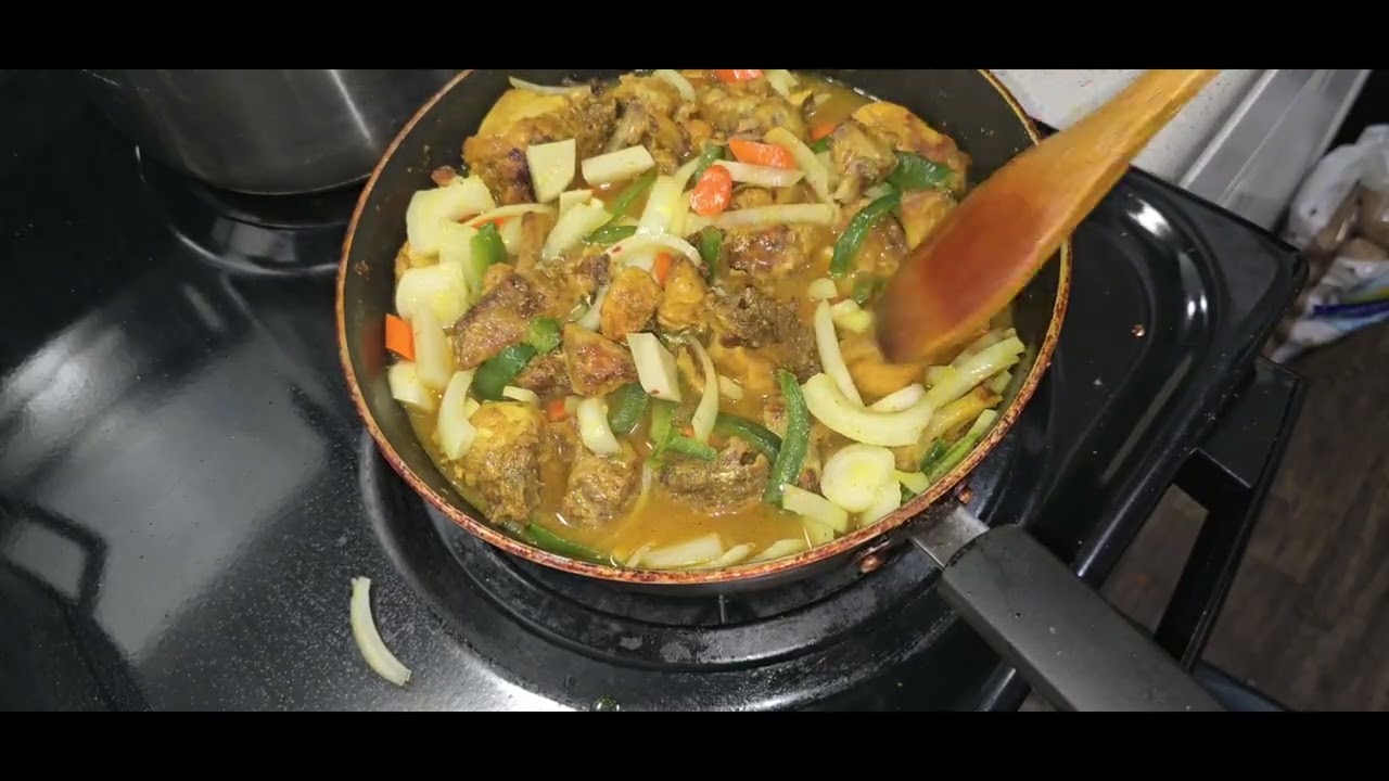 Curry chicken and dumpling for dinner 