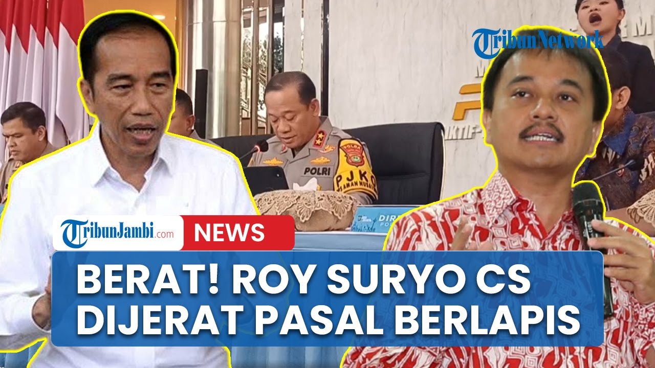 Roy Suryo cs Dijerat Pasal Berlapis, Paling Vokal Tuduh Keaslian Ijazah Jokowi