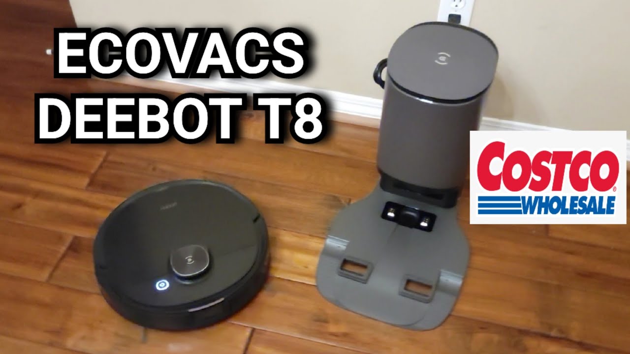 ECOVACS DEEBOT T8 AIVI Vacuuming and Mopping Robot with Auto-Empty Station