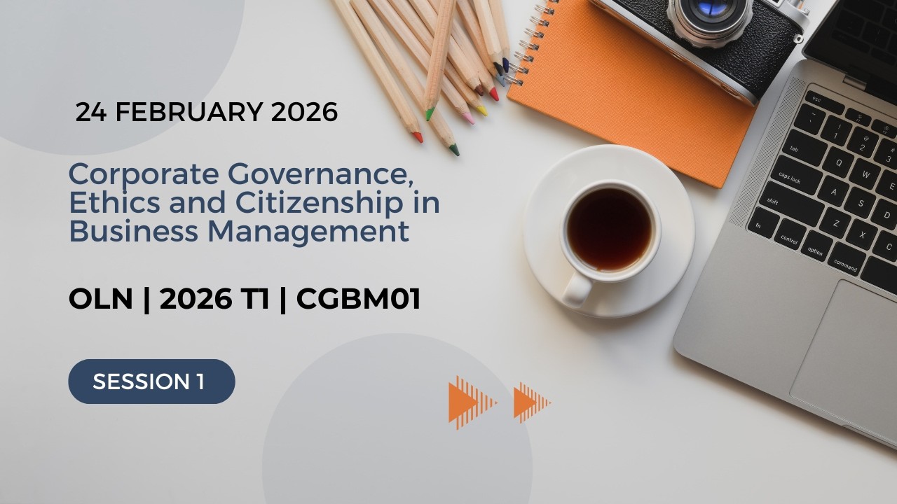 SACAP OLN | 2026 T1 | CGBM01 | Session1 | Corporate Governance and the Three Ps:People,Planet,Profit