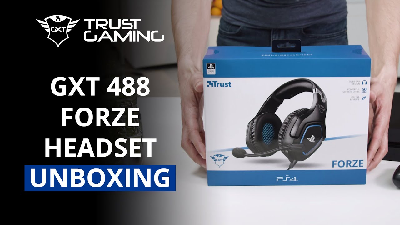 Unboxing the GXT 488 Forze PS4 Gaming Headset PlayStation&reg; official licensed product