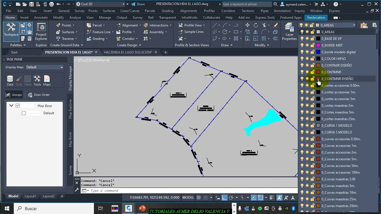 DIBUJO PLANIMÉTRICO Y PRESENTACIÓN A ESCALA CON CIVIL 3D / 4 DE 7