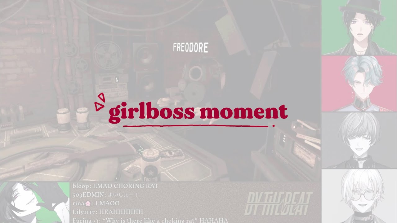 freo’s girlboss moment in buckshot roulette [ freodore | nijisanji en ]