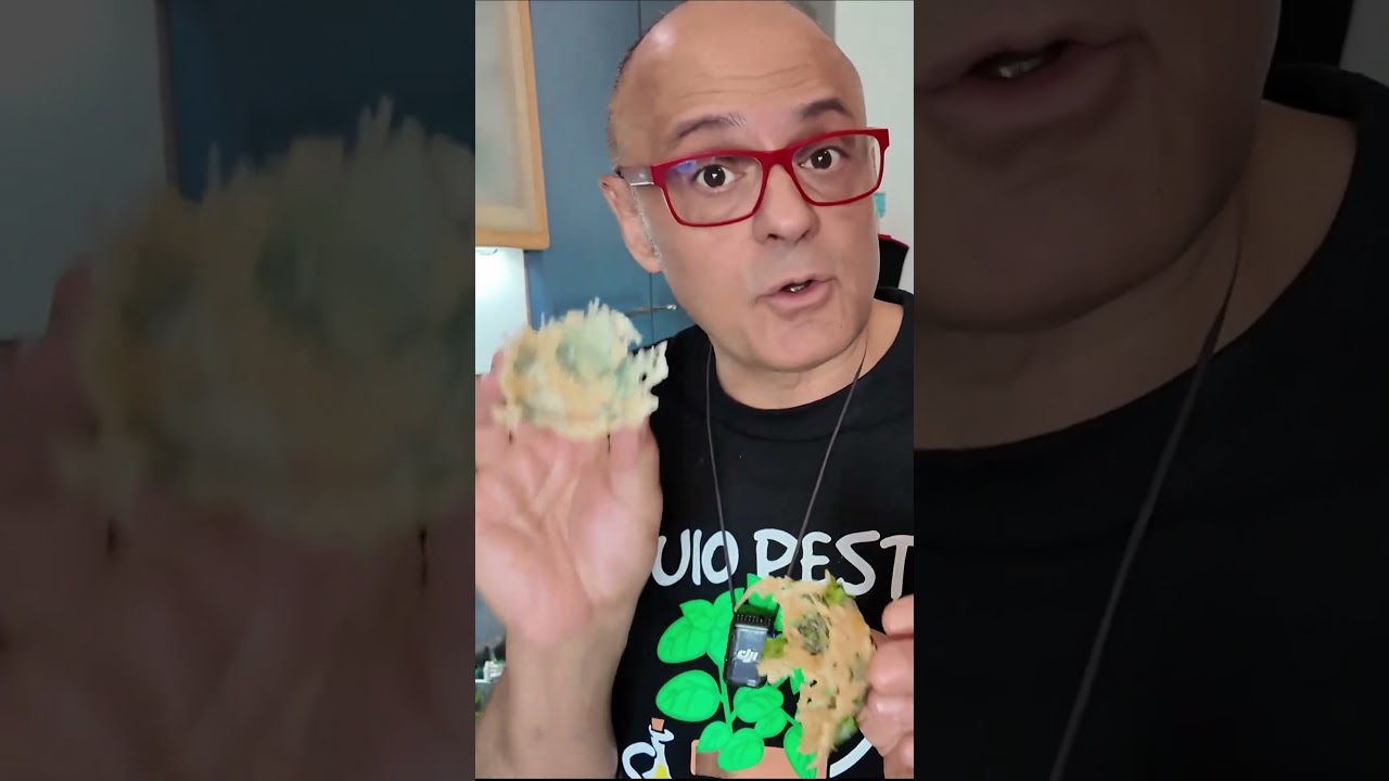 CIALDE IN PADELLA DI FORMAGGIO ALLE ERBE SENZA MICROONDE short