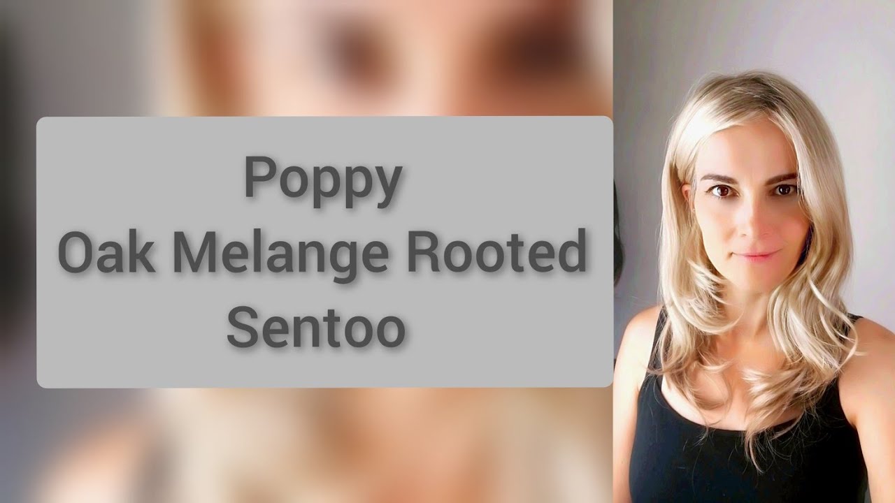 Wig Review Poppy in Oak Melange Rooted by Sentoo plus Christine Headwear headband