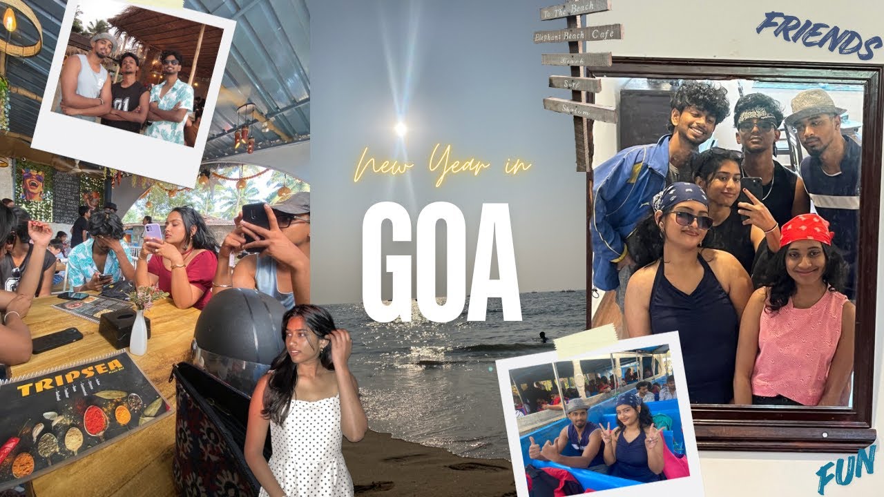 GOA vlog : a chaotic getaway with friends 