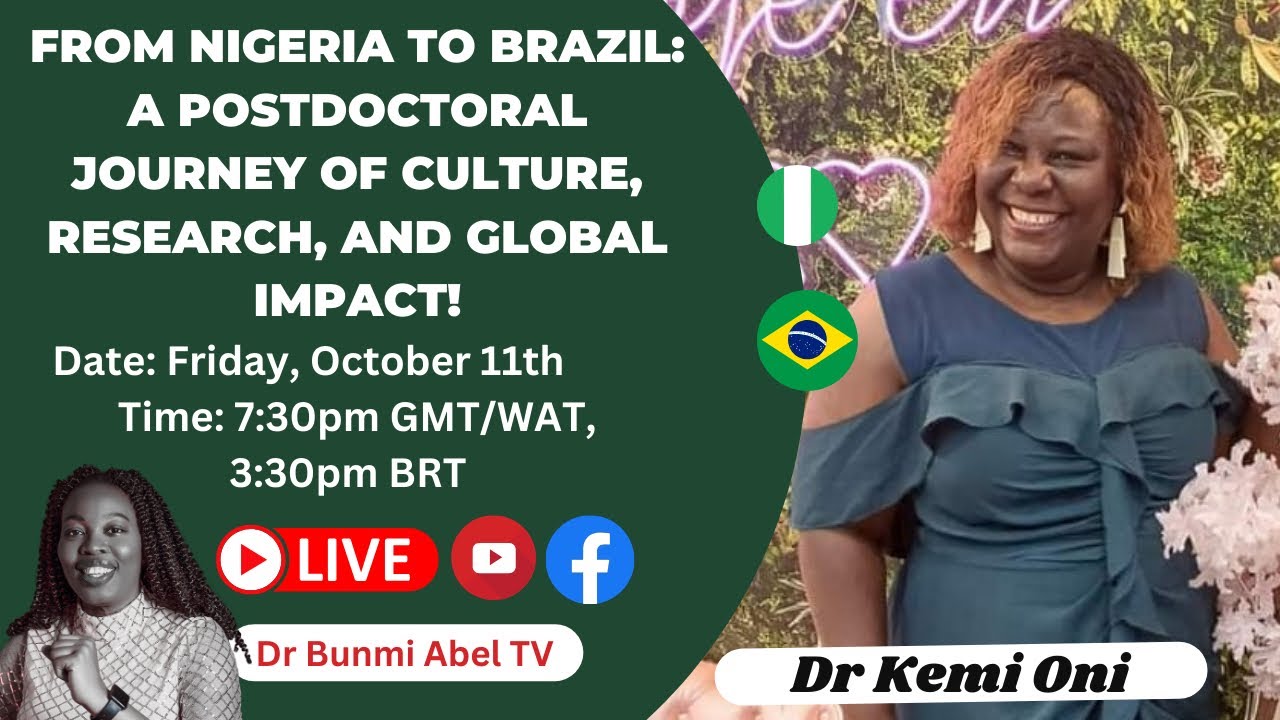 🎓 From Nigeria to Brazil: A Postdoctoral Journey of Culture, Research & Global Impact