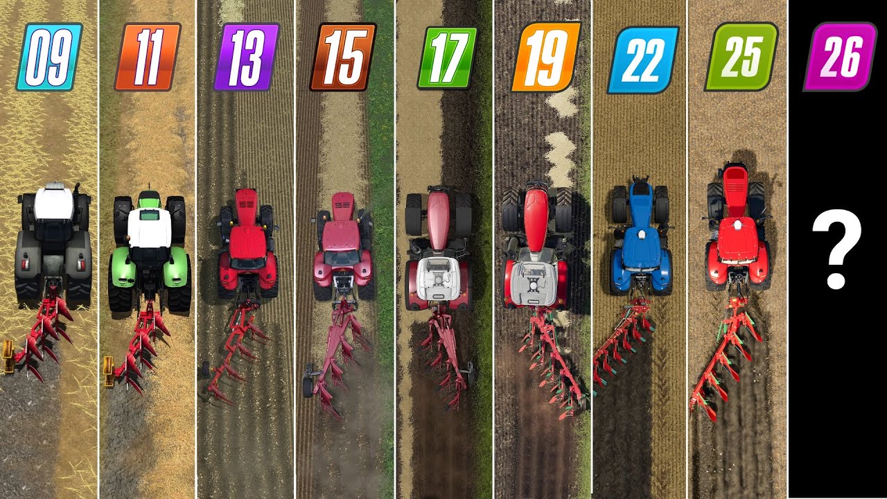 Fs09? vs Fs11? vs Fs13 vs Fs15 vs Fs17 vs Fs19 vs Fs22 vs Fs25 | Plowing