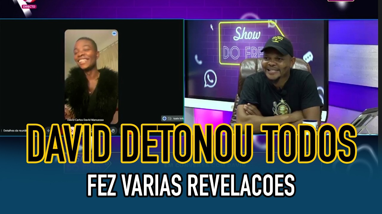 DAVID DETONOU GERAL AO VIVO NO SHOW DO FRED FEZ REVELACOES BOMBASTICAS