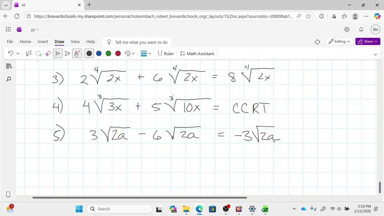 Alg 2 Quiz 24 Study Guide