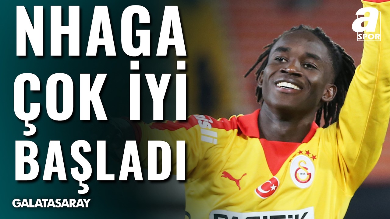 Galatasaray'da Nhaga 3. Maçında 2. Kez Gol Sevinci Yaşadı