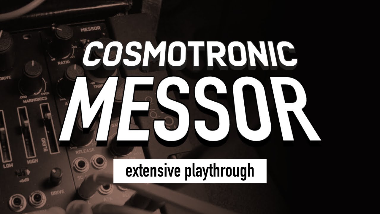 Cosmotronic MESSOR / compression in eurorack / extensive playthrough