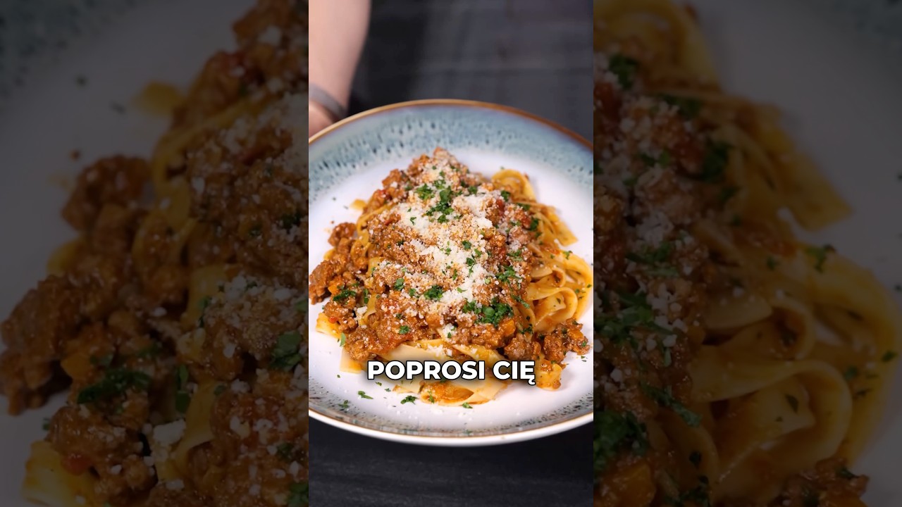 Bolognese tak dobre, że włoska babcia poprosi Cię o przepis! 🍝 #coocharz #bolognese #shorts