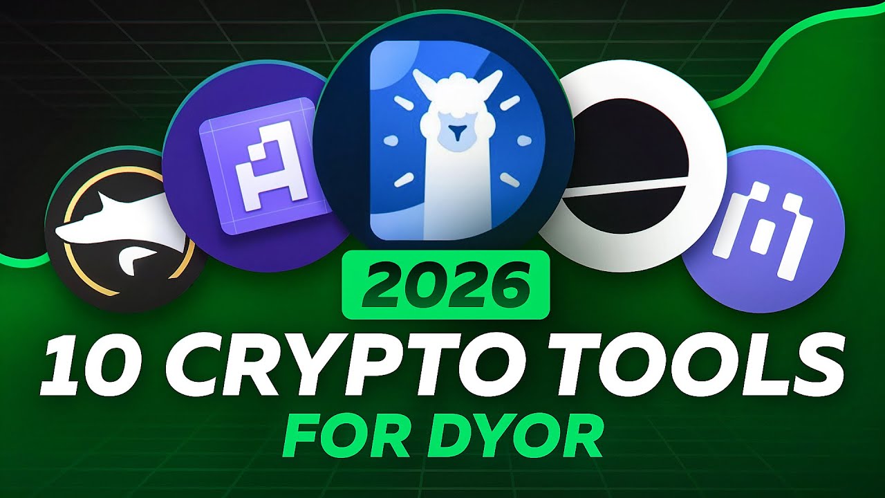 Here Are 10 IMPORTANT Crypto Tools You Need to DYOR in 2026!