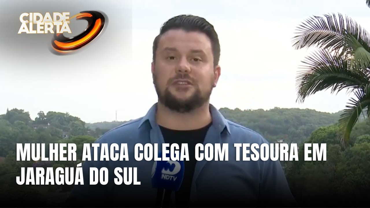 Mulher ataca colega de trabalho com tesoura em Jaraguá do Sul