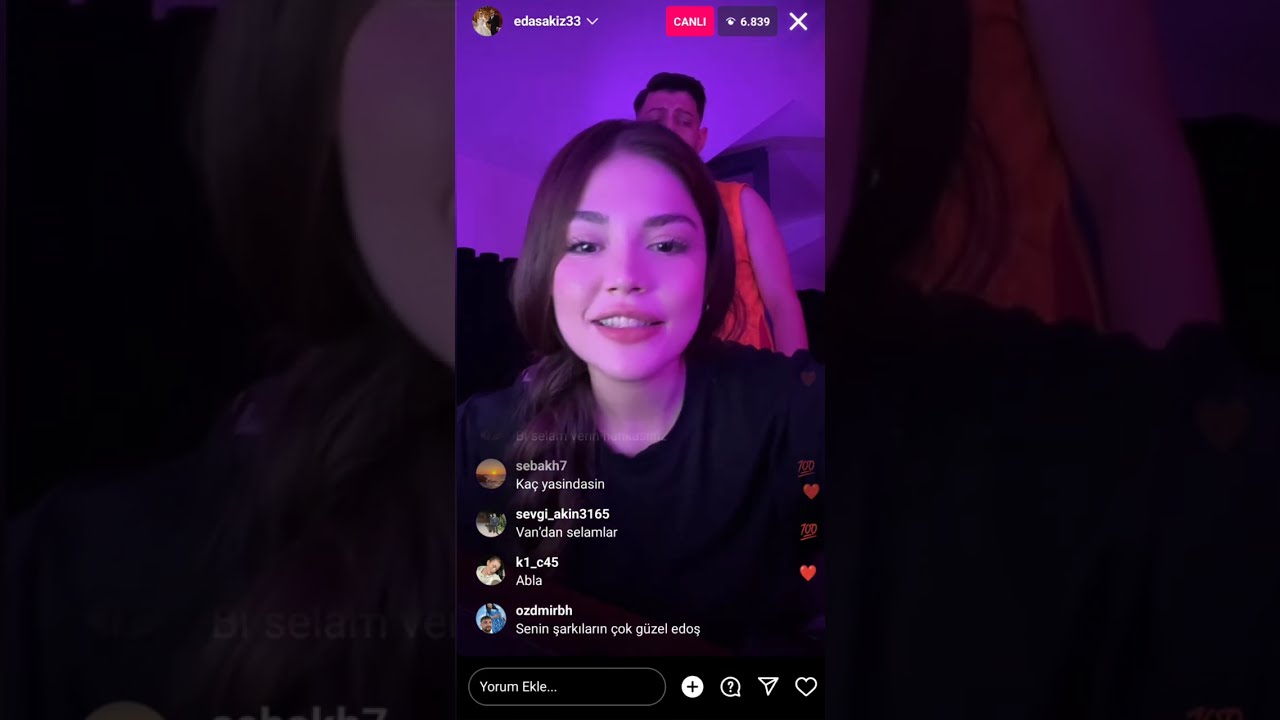 Eda sakız ve Burak bulut Instagram canlı yayın 