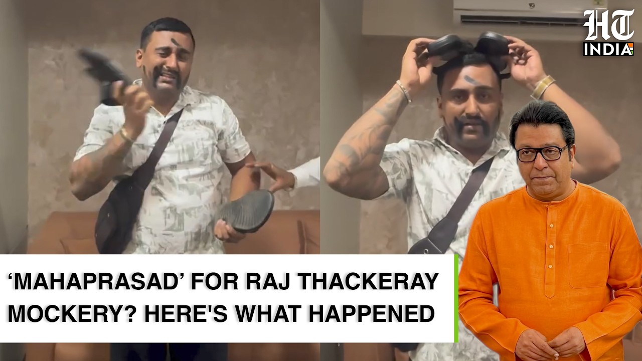 'Mahaprasad' Delivered: Influencer Blackened, Forced to Do Sit-Ups for Insulting Raj Thackeray