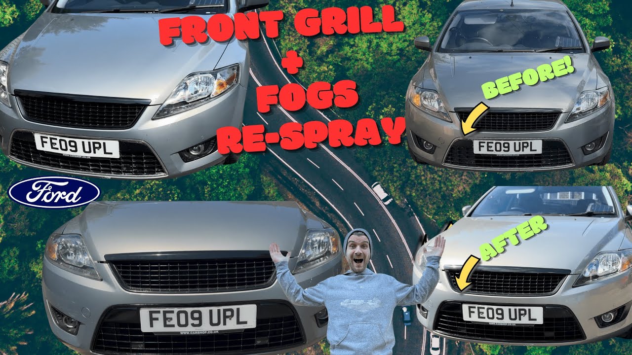 Front Lower Grill Removal and respray (Ford Mondeo)