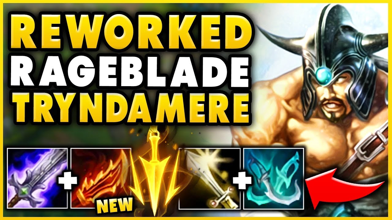 *NEW* SEASON 9 RAGEBLADE REWORK TRYNDAMERE! OVER MAX ATTACK SPEED! - League of Legends