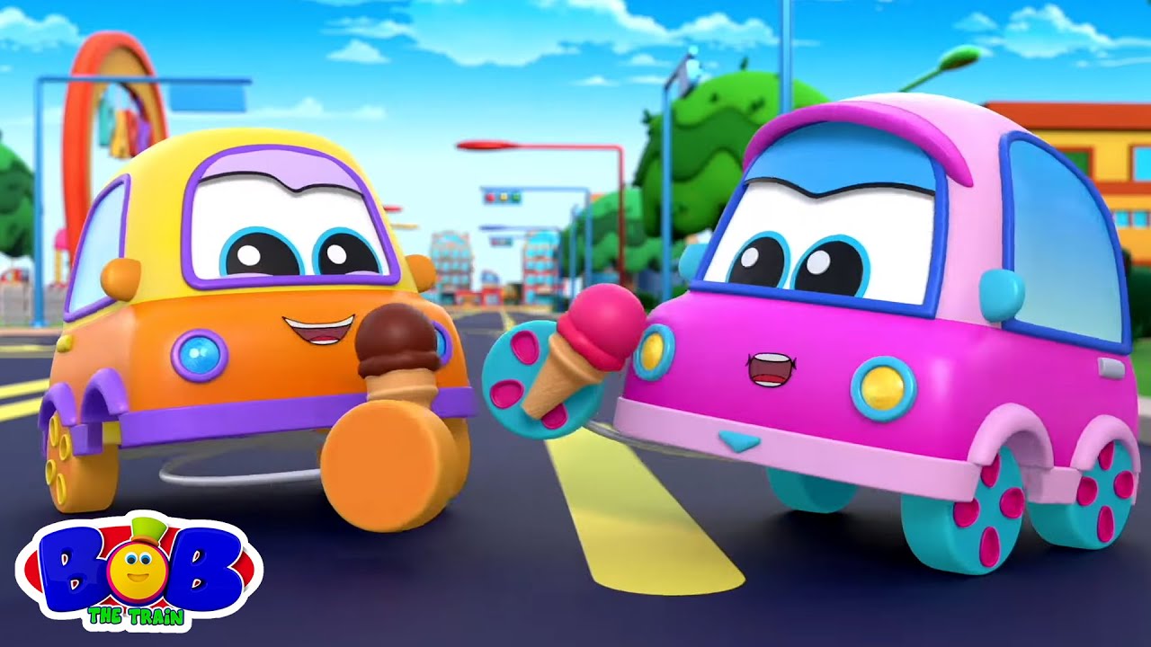 Ice Cream Truck Ke Pahiye Ghume Gana, आइसक्रीम ट्रक के पहिए, Bob the Train Hindi Poems and Rhymes