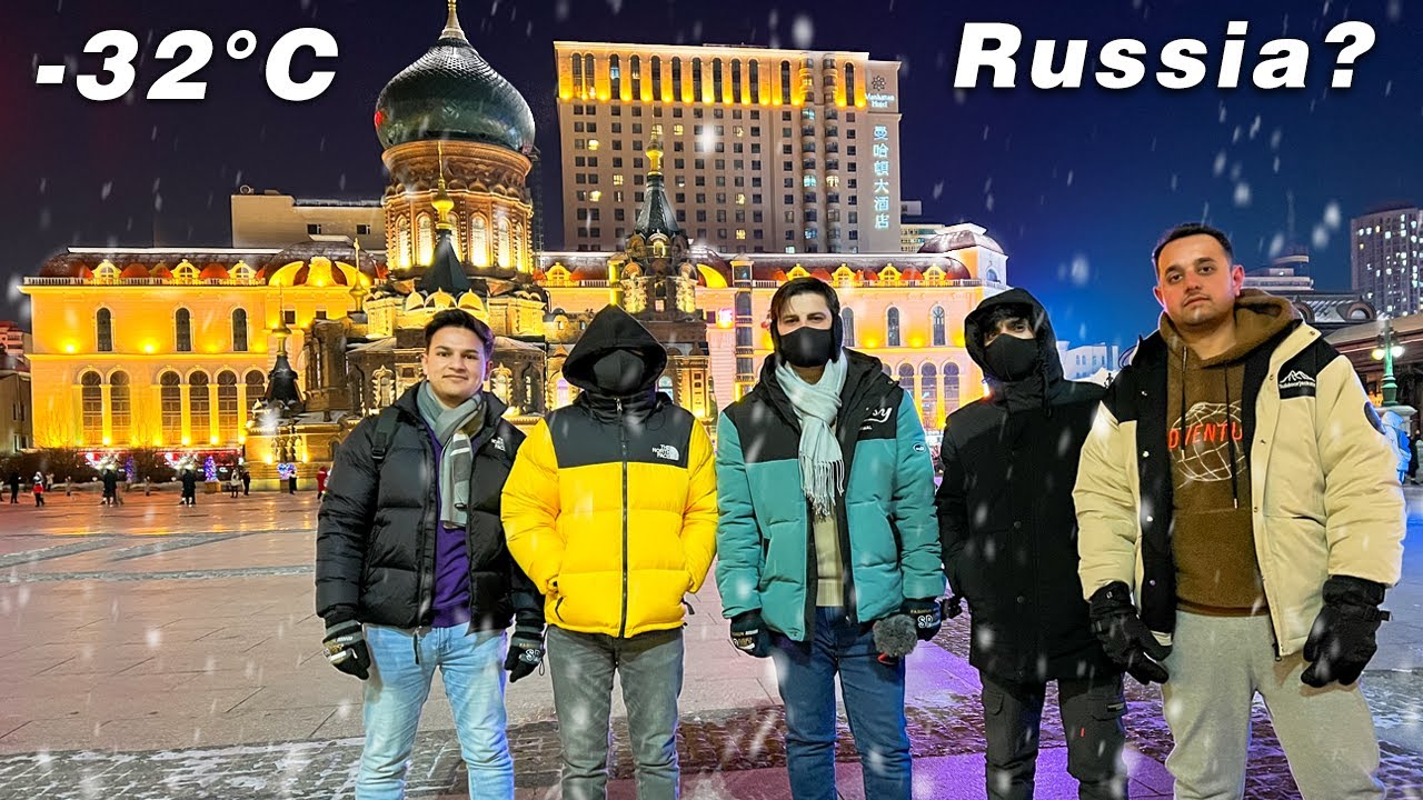 The Coldest City of China🇨🇳 Harbin,  32°C aka ICE CITY Harbin China Travel Vlog