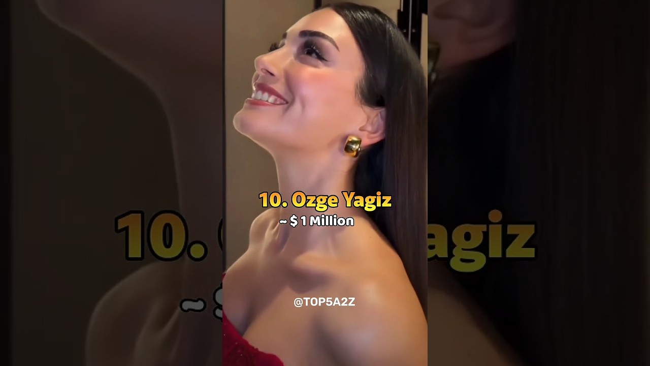 Top 10 Richest and Popular female Turkish actress. #shorts