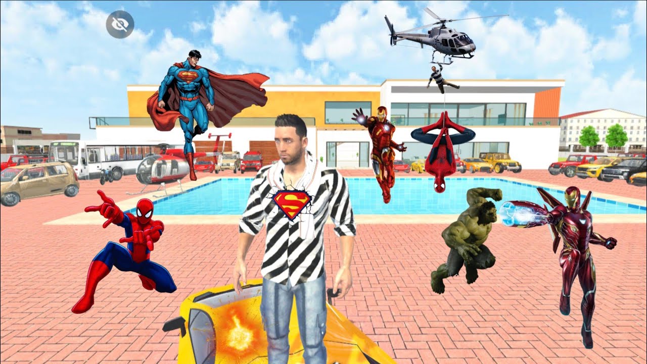 Franklin House 🏠 Come to iron man Bollywood hero 🤑 Indian Theft auto simulator game 