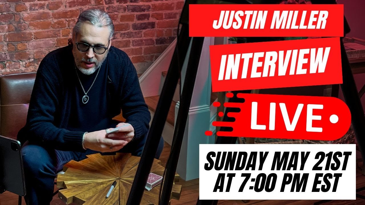 JUSTIN MILLER OPENS PANDORA'S BOX AND ANSWERS EVERYTHING MAGIC, ELLUSIONIST, AND MORE! TUNE IN LIVE!