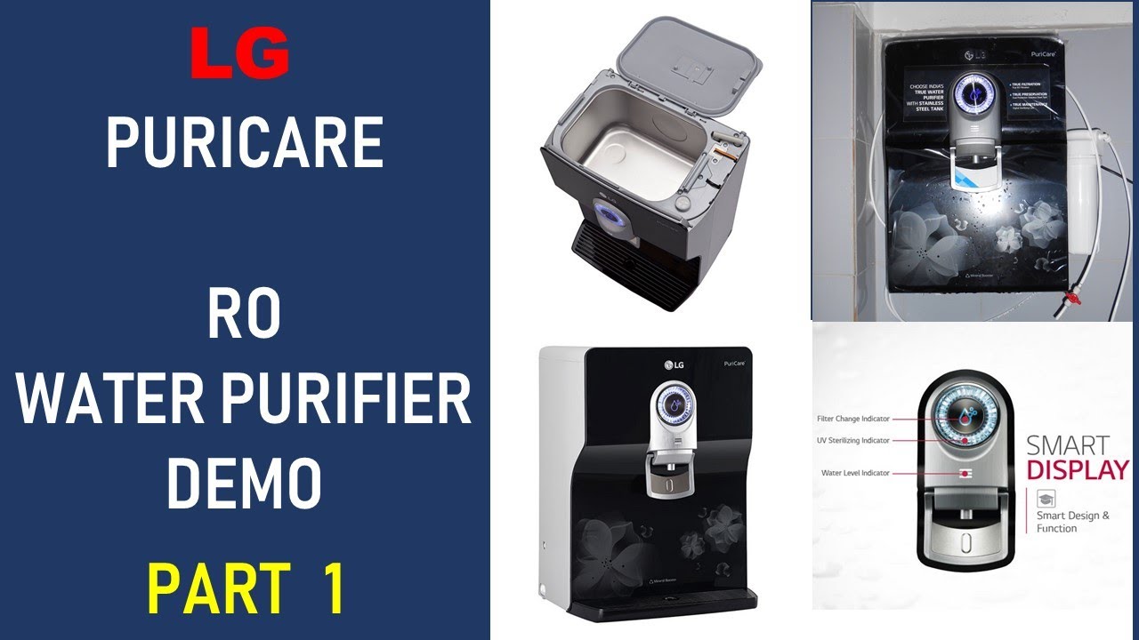 LG PURICARE RO WATER PURIFIER WW182EP | PART 1 | INTRODUCTION &  PARTS