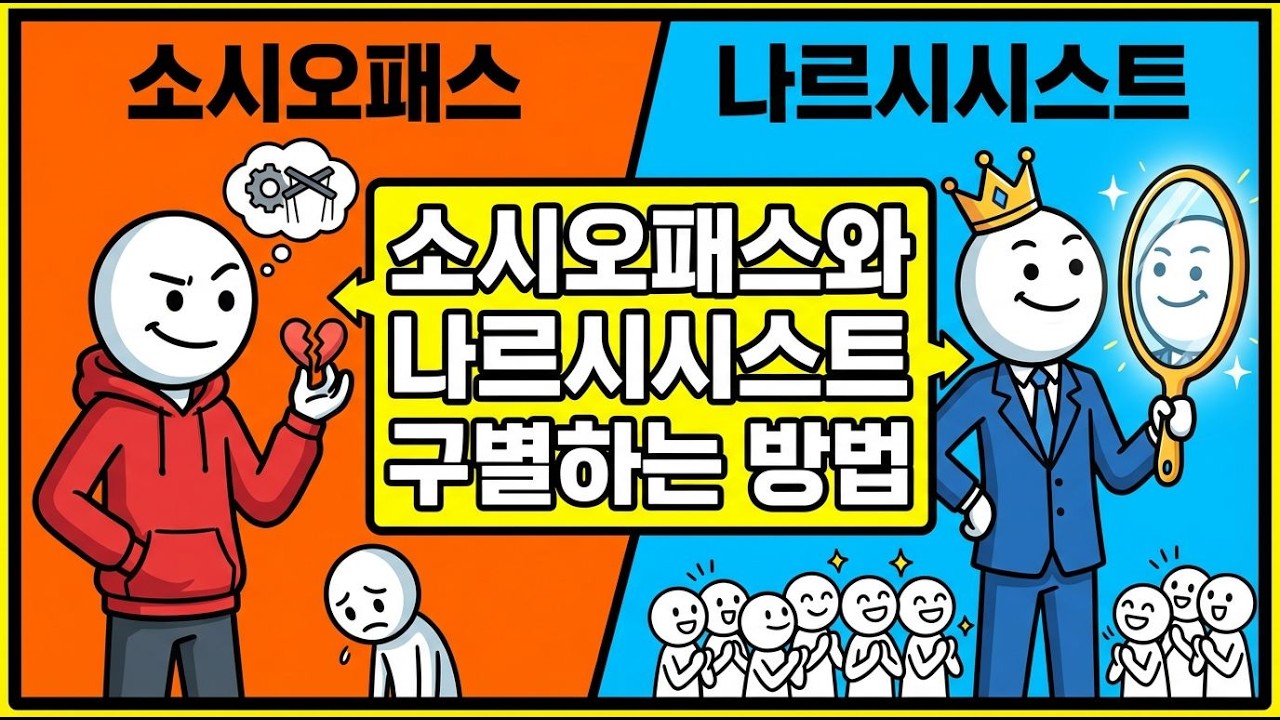 소시오패스와 나르시시스트, 당신은 누구를 알고 있나요?