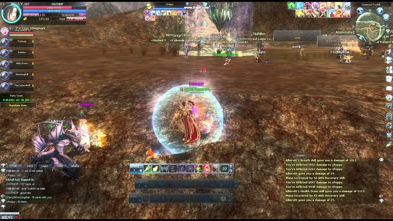 rohan pvp templar full int lv 107