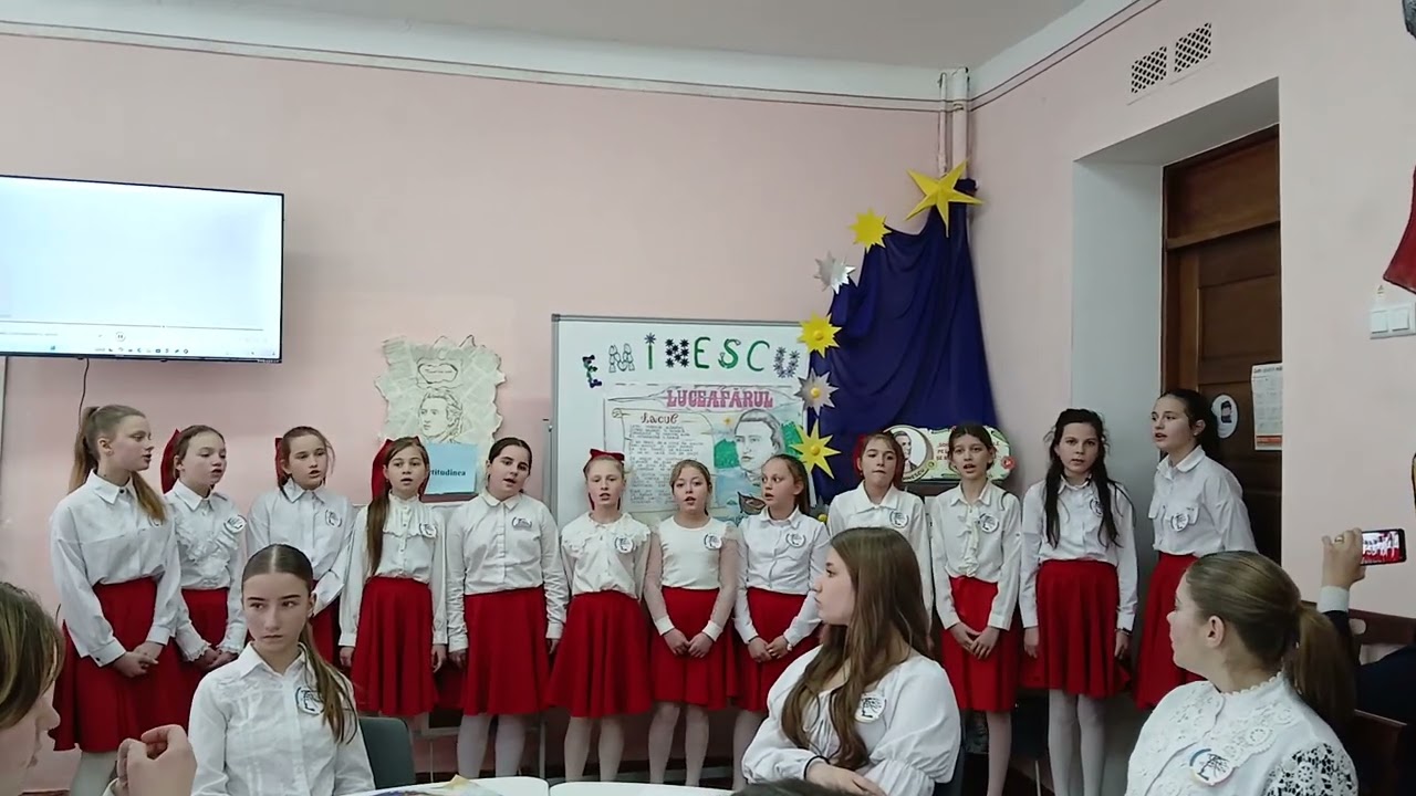 Eminescu sa ne judece- Ansamblul vocal IP Gimnaziul Codreanca