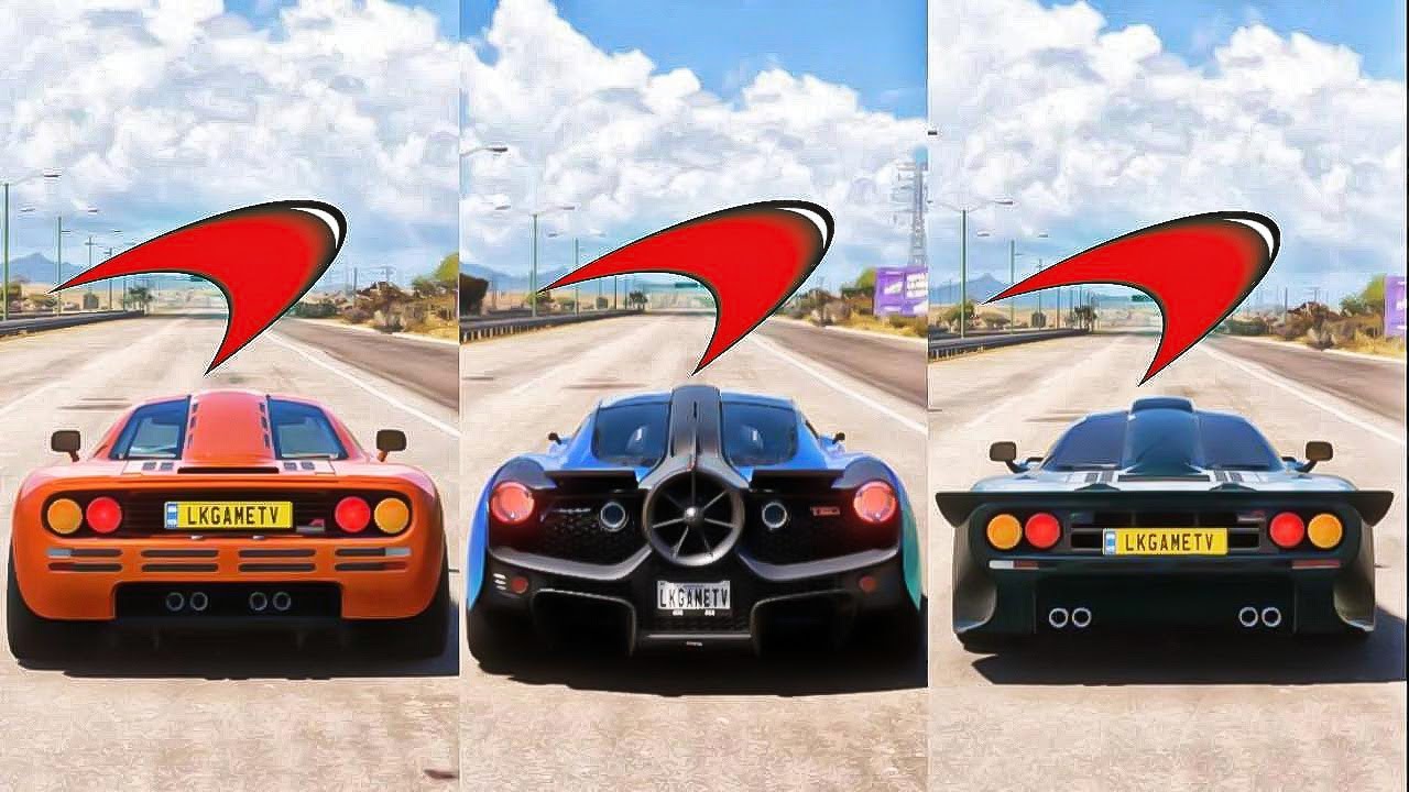 FH5 DRAG RACE! MCLAREN F1 Vs GMA T50 Vs MCLAREN F1 GT