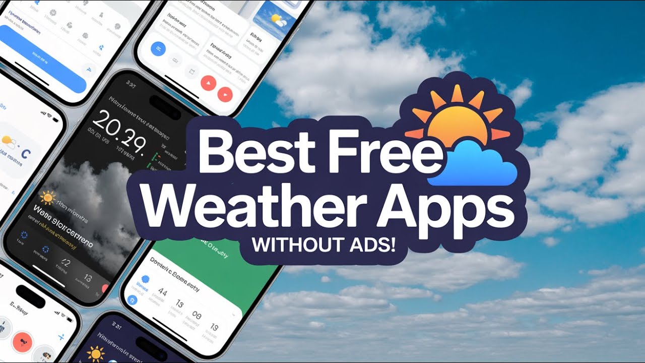 5 Best Free Weather Apps for iPhone Without Ads (2025)