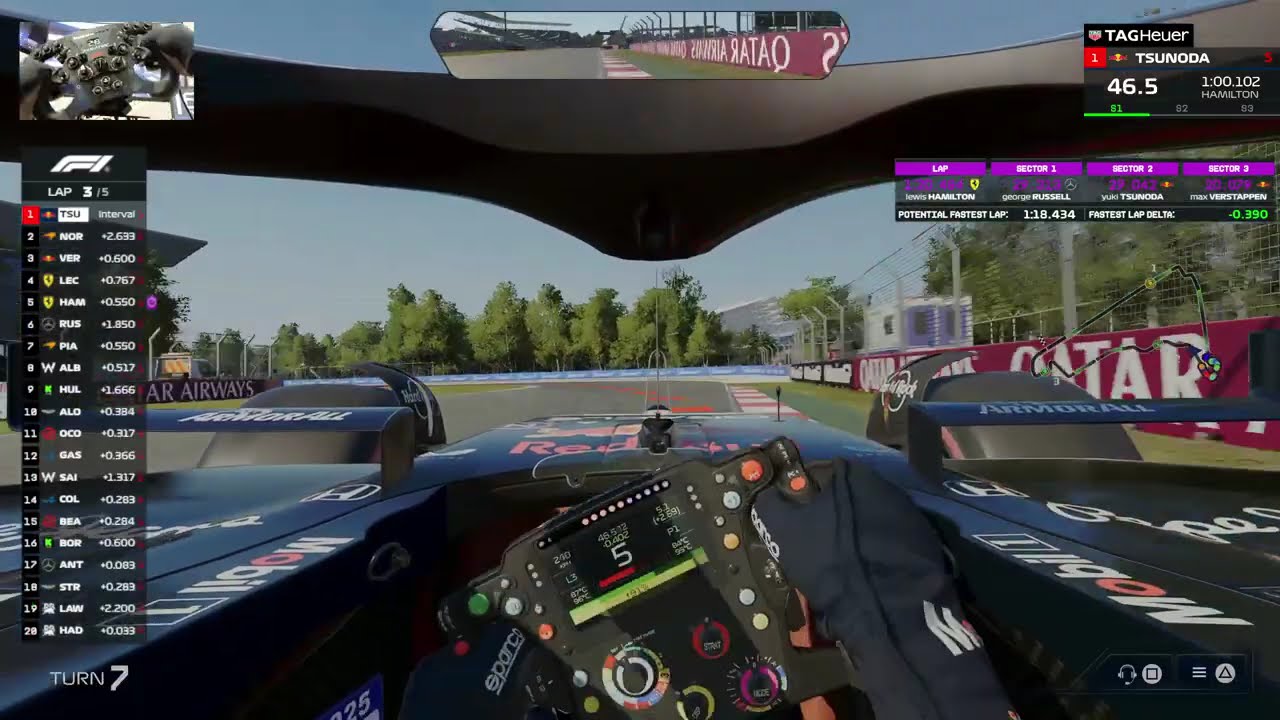 【F1 25】　メキシコGP/練習配信/アシストオフ/AI80