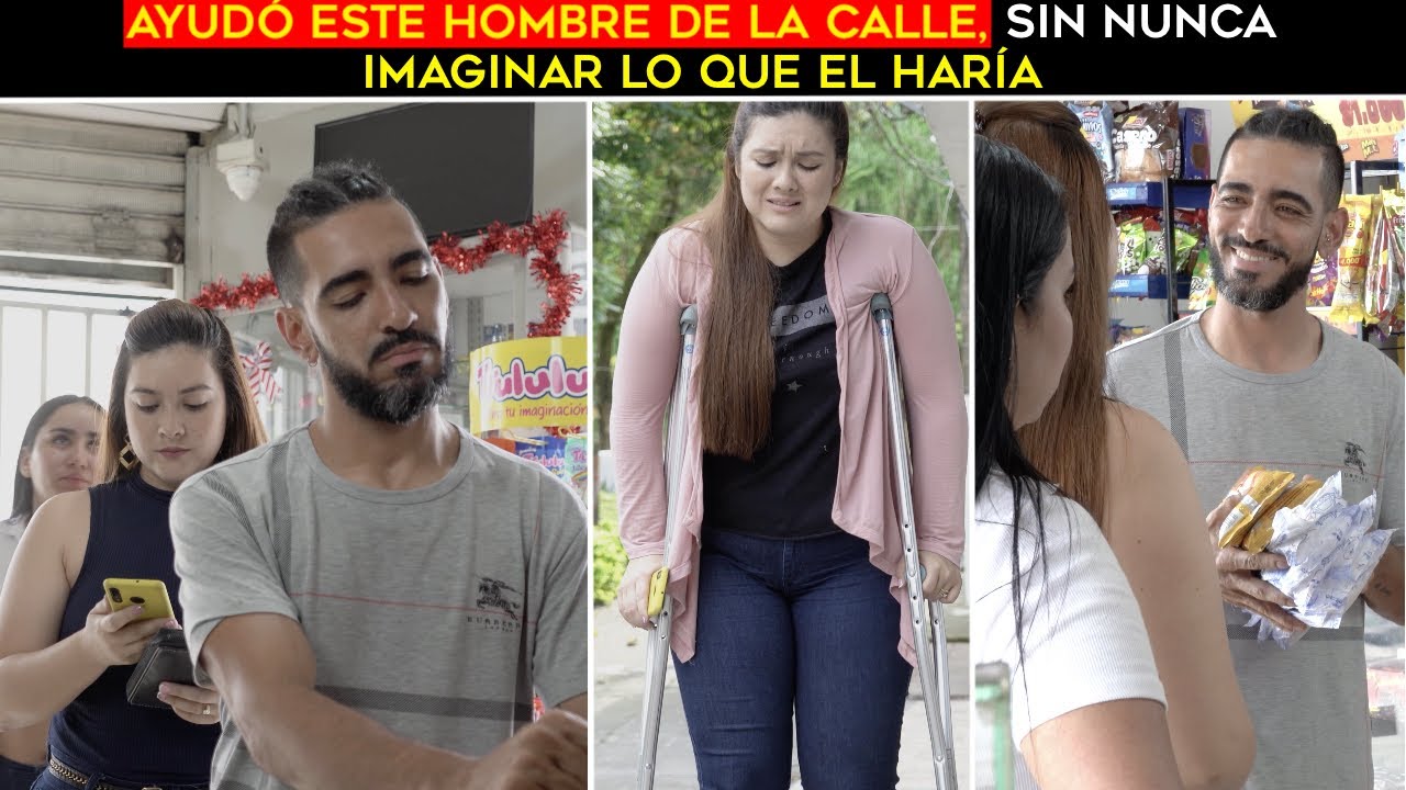 Ayudo este hombre de la calle, sin nunca imaginar lo que el haría