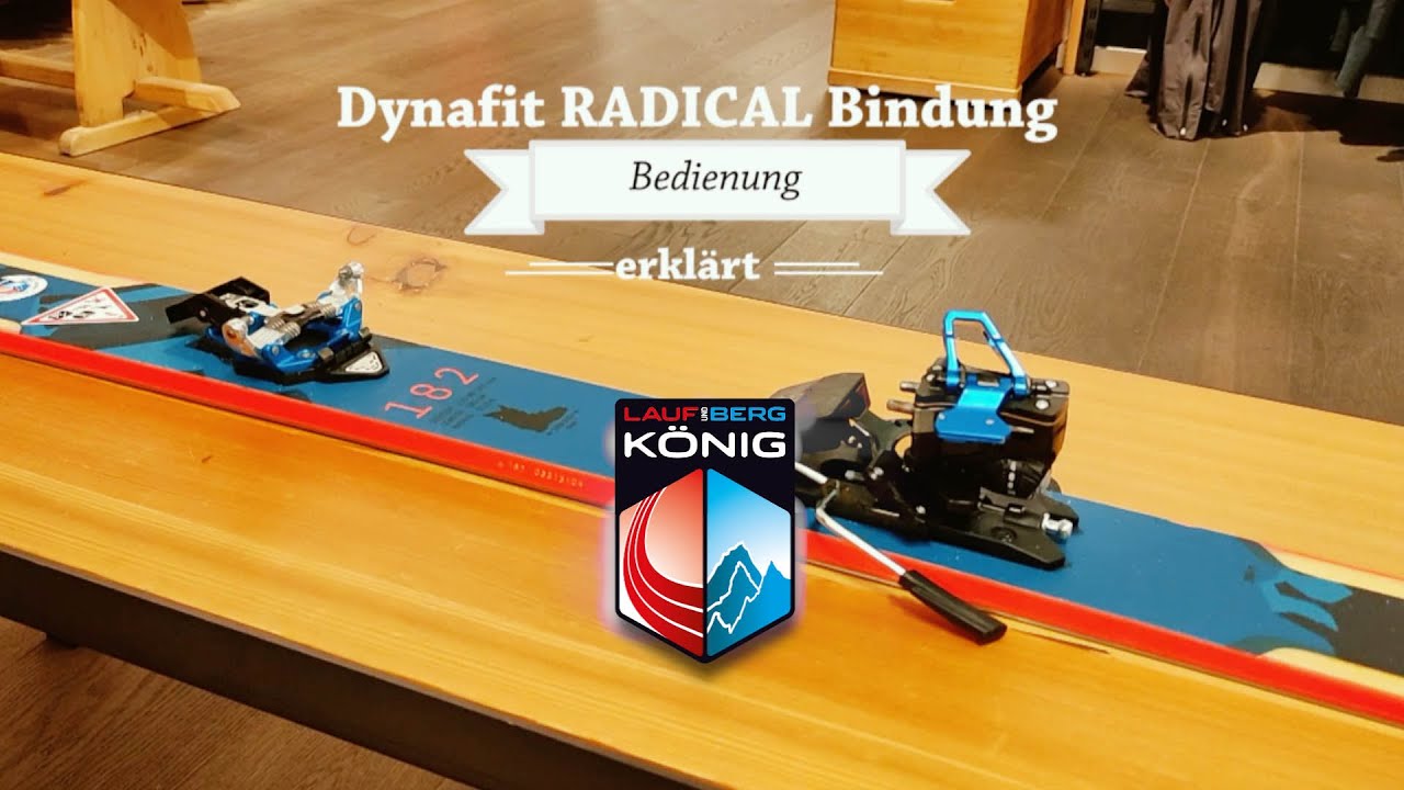 Dynafit Radical  -  Bedienung der Bindung