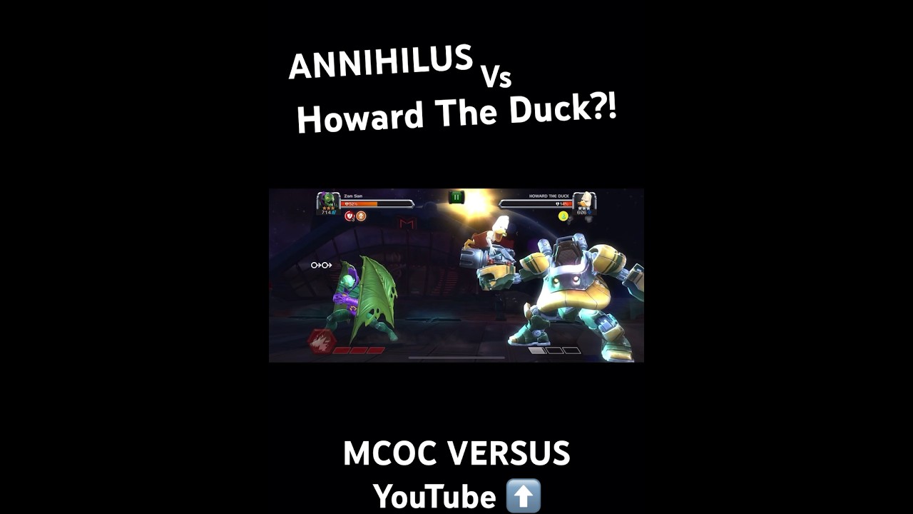 Annihilus VS Howard The Duck (Marvel Contest of Champions)