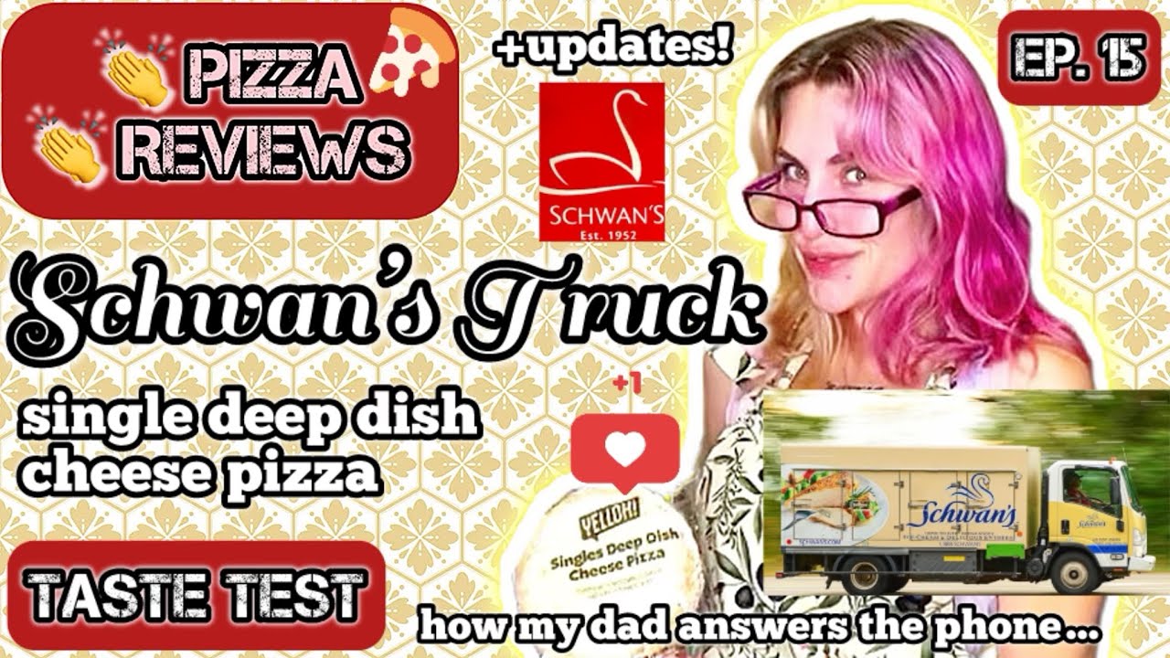 Schwan’s Truck DEEP DISH PIZZA Taste Test - Pizza Reviews w Tips & Updates Ep. 15