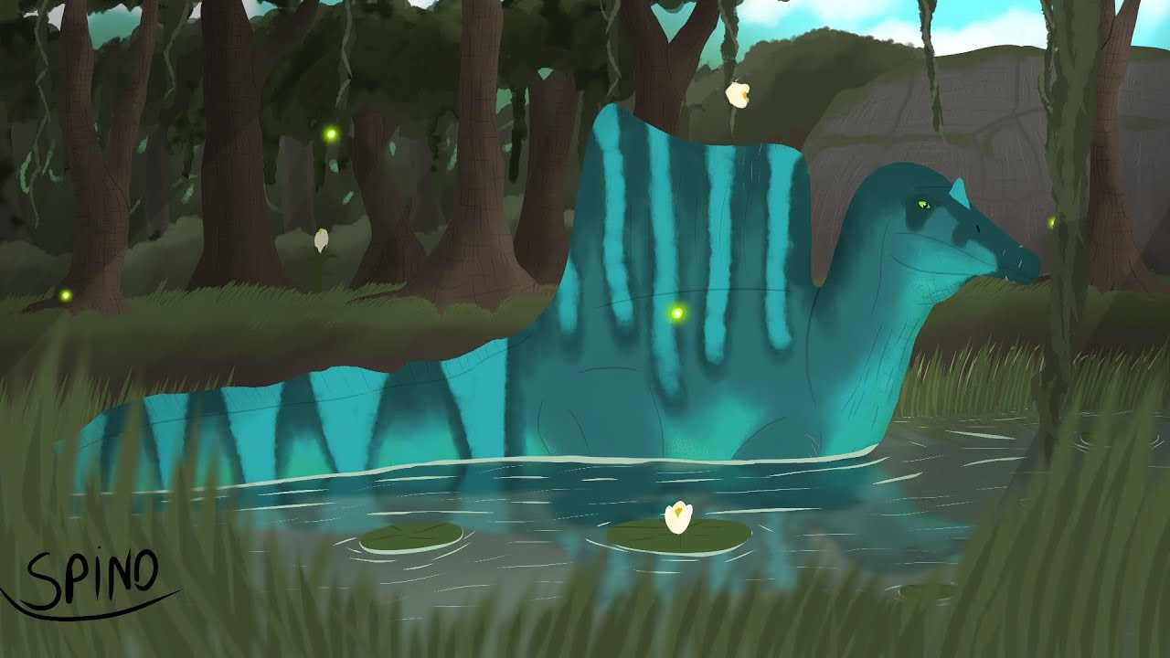 Spinosaurus King of the swamp (speedpaint)