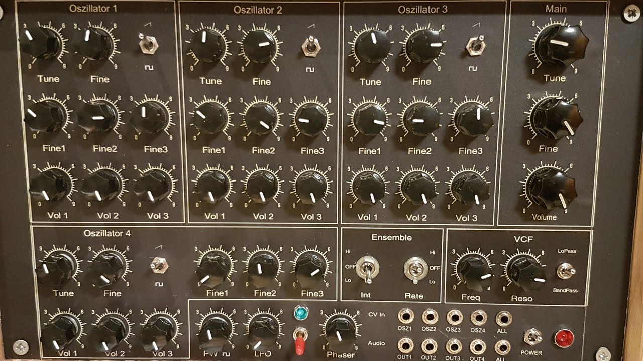 The analog Choir/Strings-Synthesizer 2.0. Introduction, Plans and Circuits