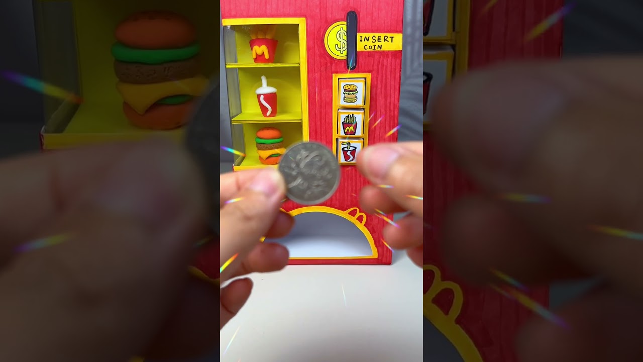 Manual DIY Hamburger Vending Machine | #diy   #craft #handmade