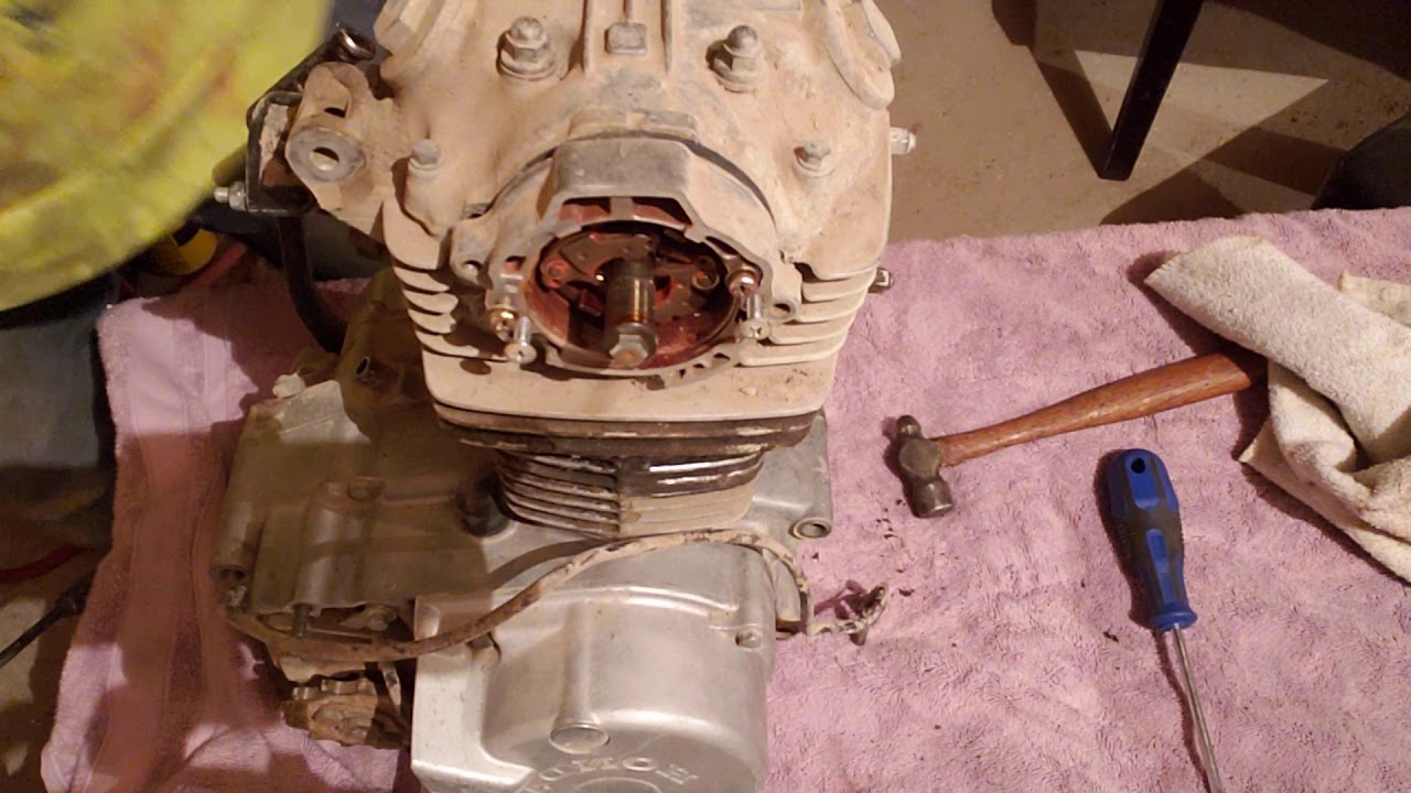 Xr200r engine teardown