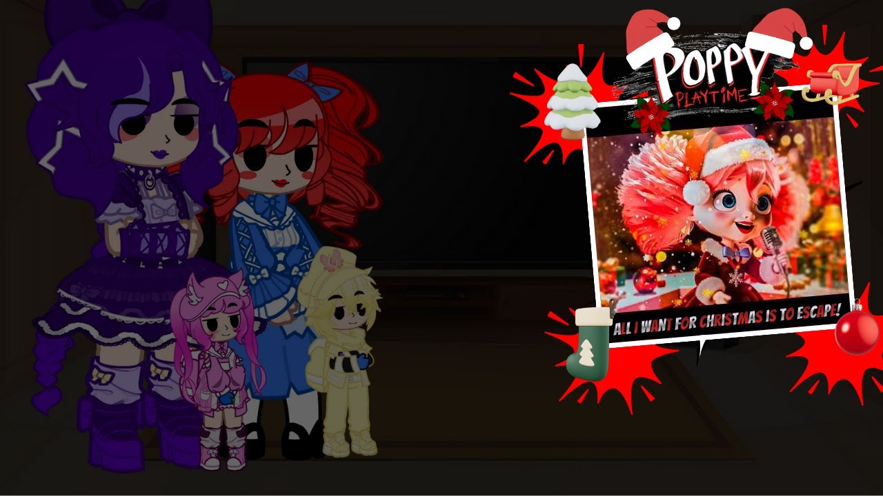 Poppy Playtime React - All I want for Christmas is to escape! - Poppy Playtime Christmas