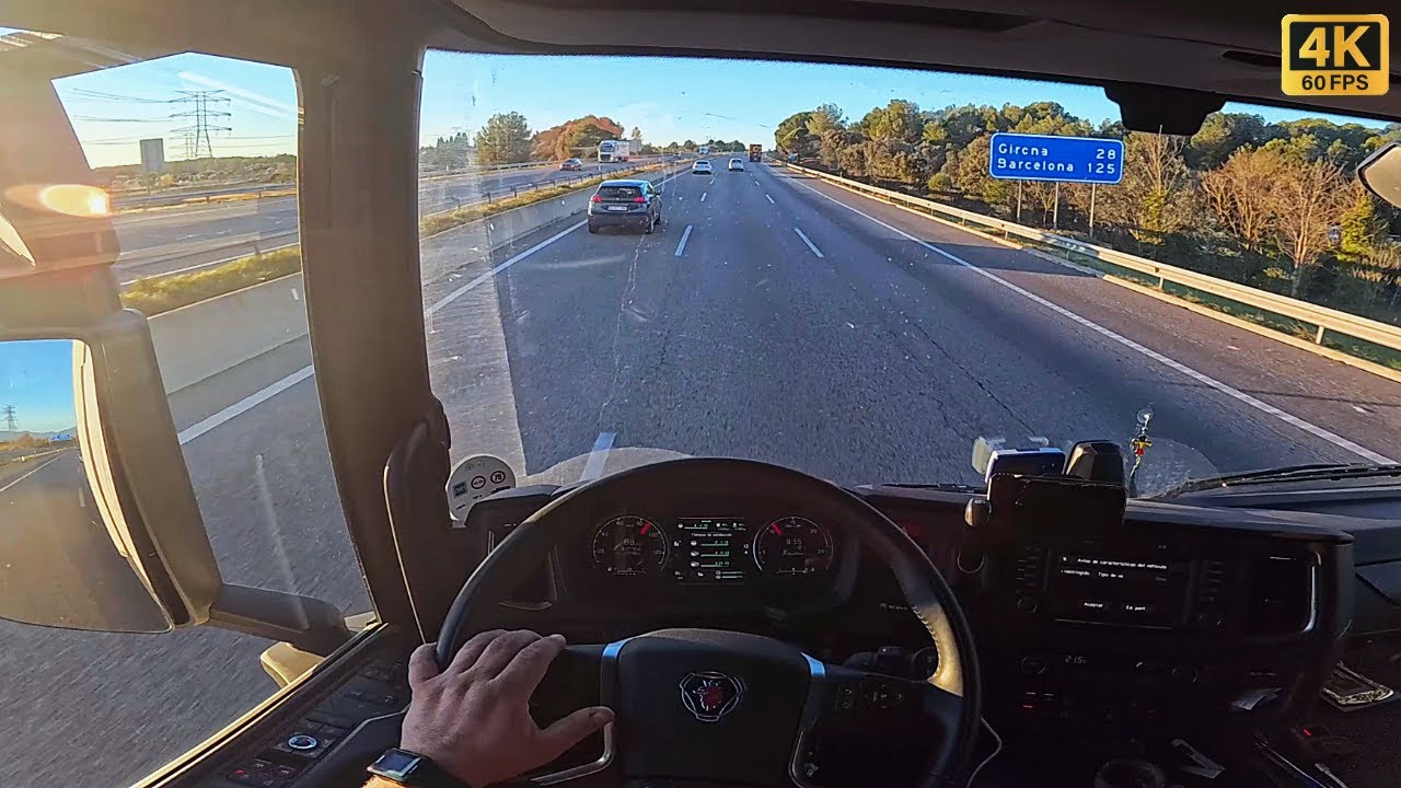 I LOVE MY JOB ❤️ POV Truck Driving in Spain (4K 60fps)
