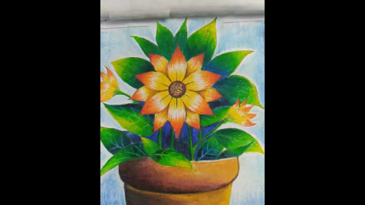Sunflower 🌻🌻#shorts by dk easy art