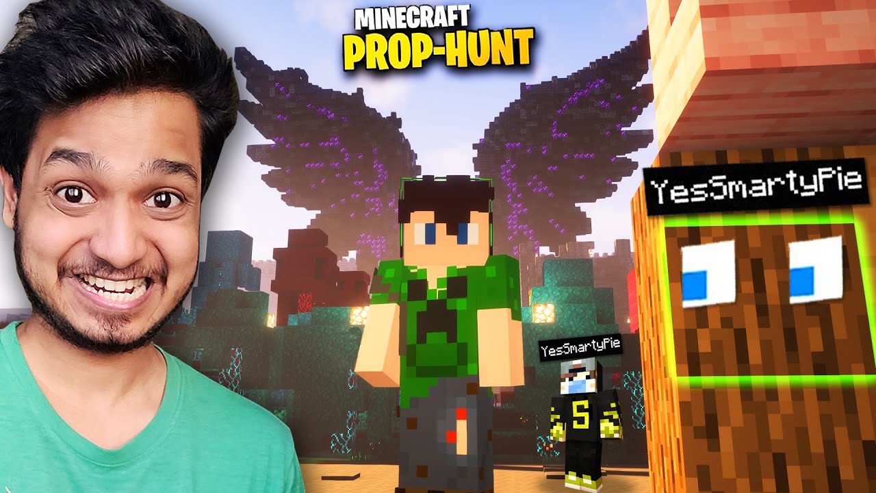 FUNNY Prop-Hunt in Newest HIMLANDS Map ft.@YesSmartyPie @DREAM BOY (Minecraft Hide & Seek)