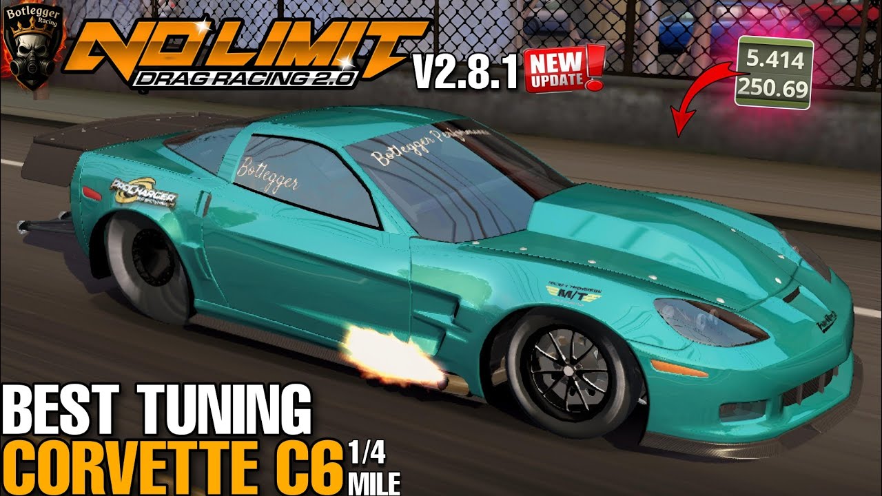 Latest Tune Corvette C6 5.4 second in 1/4 mile no limit drag racing 2 V2.8.1